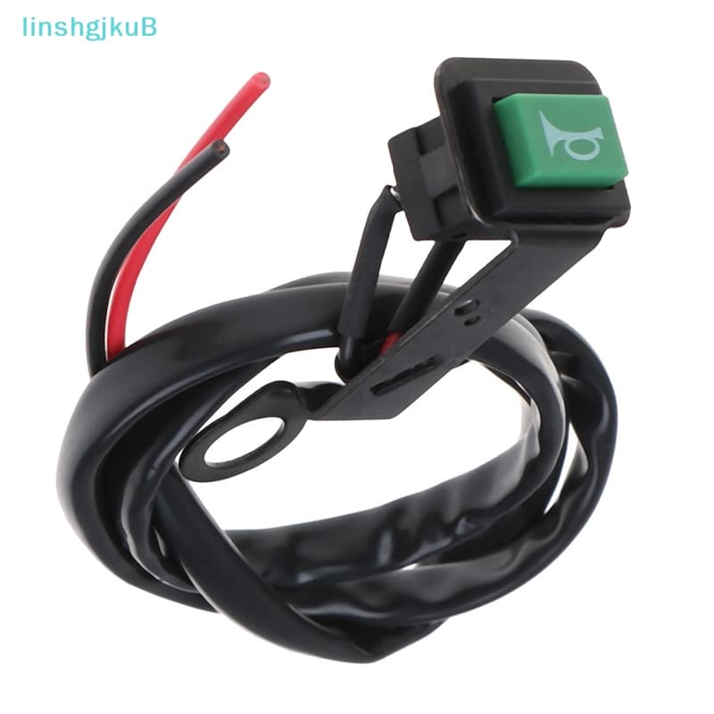 [lLinshgjkuB] Botão De Sinal De Buzina Elétrica Para Motocicleta , Scooter , Bicicleta , [Novo]