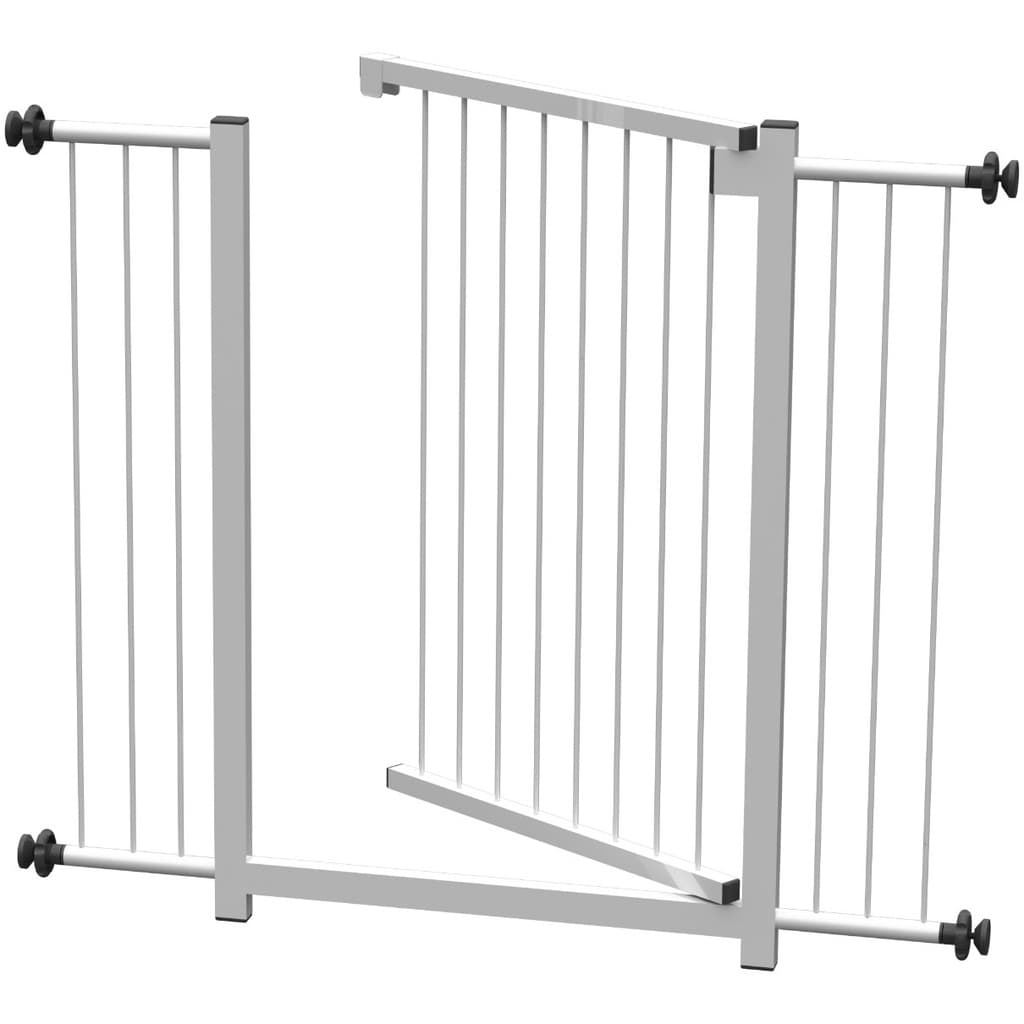 GRADE PORTÃO PET BEBÊ DIVISOR AMBIENTE 90 CM BRANCO