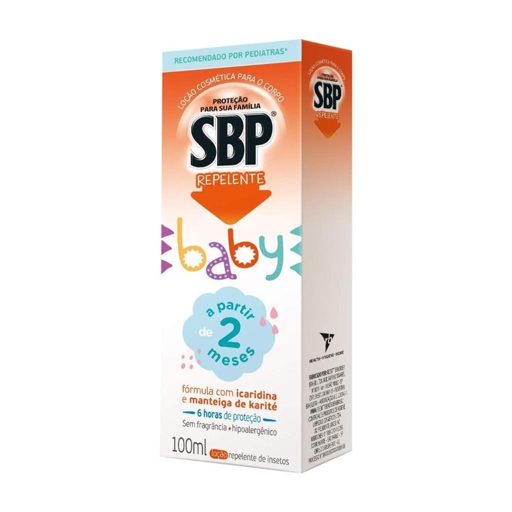 Locao Repelente Corporal Infantil SBP Baby - 100 ml