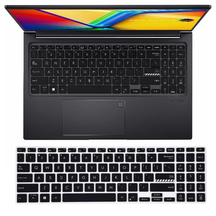 Protetor De Capa De Teclado Para Laptop Asus Vivobook 15 2023 X1504 X1504ZA X1504VA X1504Z X1504V 15,6 Polegadas