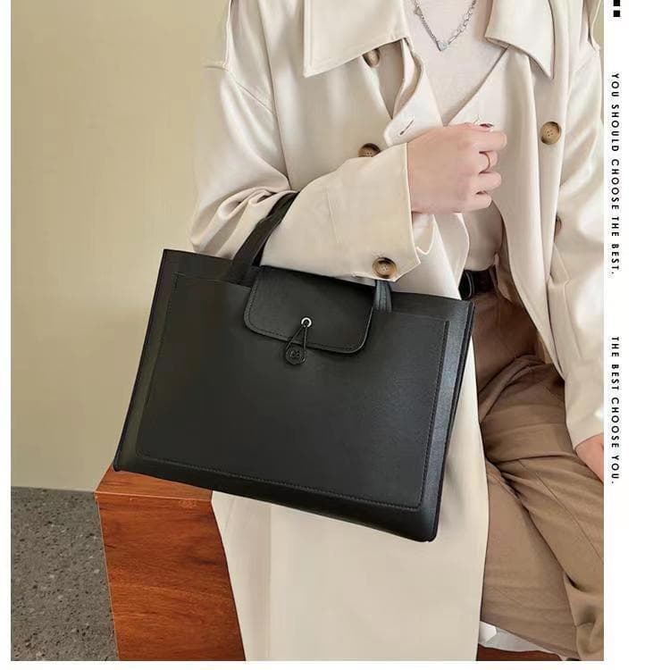 Bolsa simples para computador, Notebook, laptop, Tablet, bolsa interna portátil, negócios, couro PU, 44 47, 52cm, bolsa 