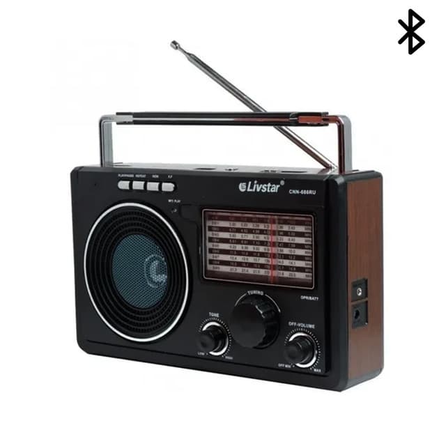 Radio Am Fm Para Zona Rural 11 Faixas Pen Drive Bluetooth
