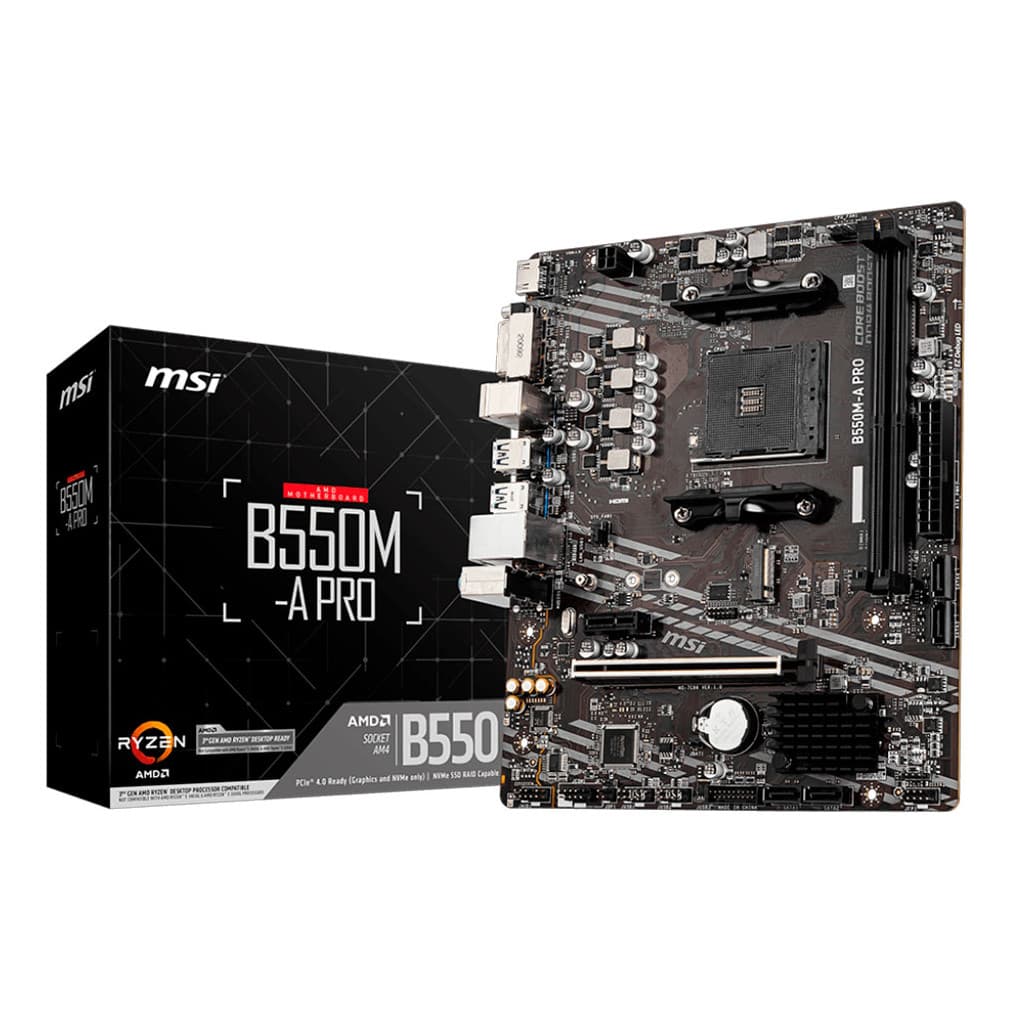 Placa Mãe Msi B550m-a Pro Ddr4 Amd Am4