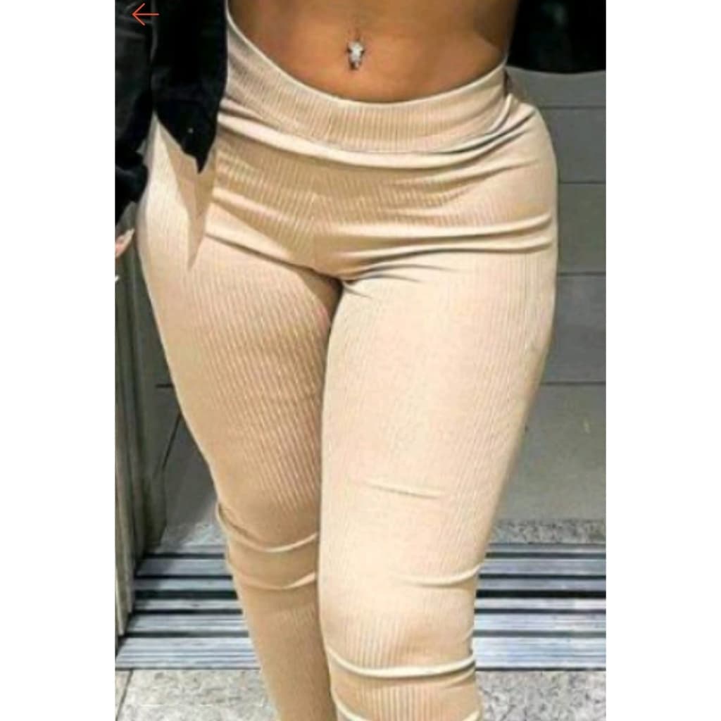 Calça Legging canelada 3D levanta bumbum MODA BLOGUEIRA P AO G1