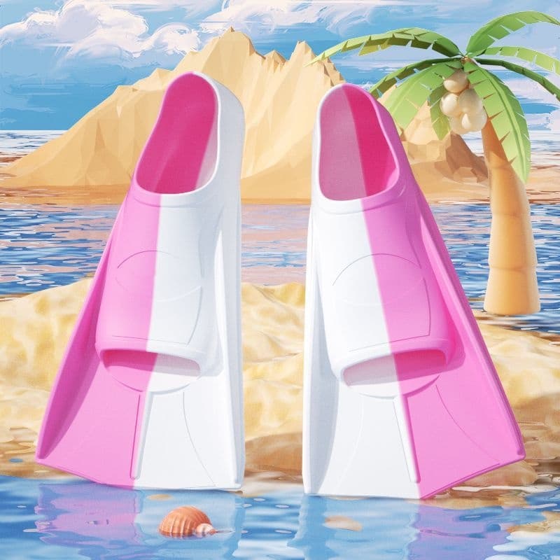 Barbatanas Para Mergulho Com Snorkel Ao Ar Livre Sapatos De Sapo Crianças Adultas Equipamento De Treinamento De Natação