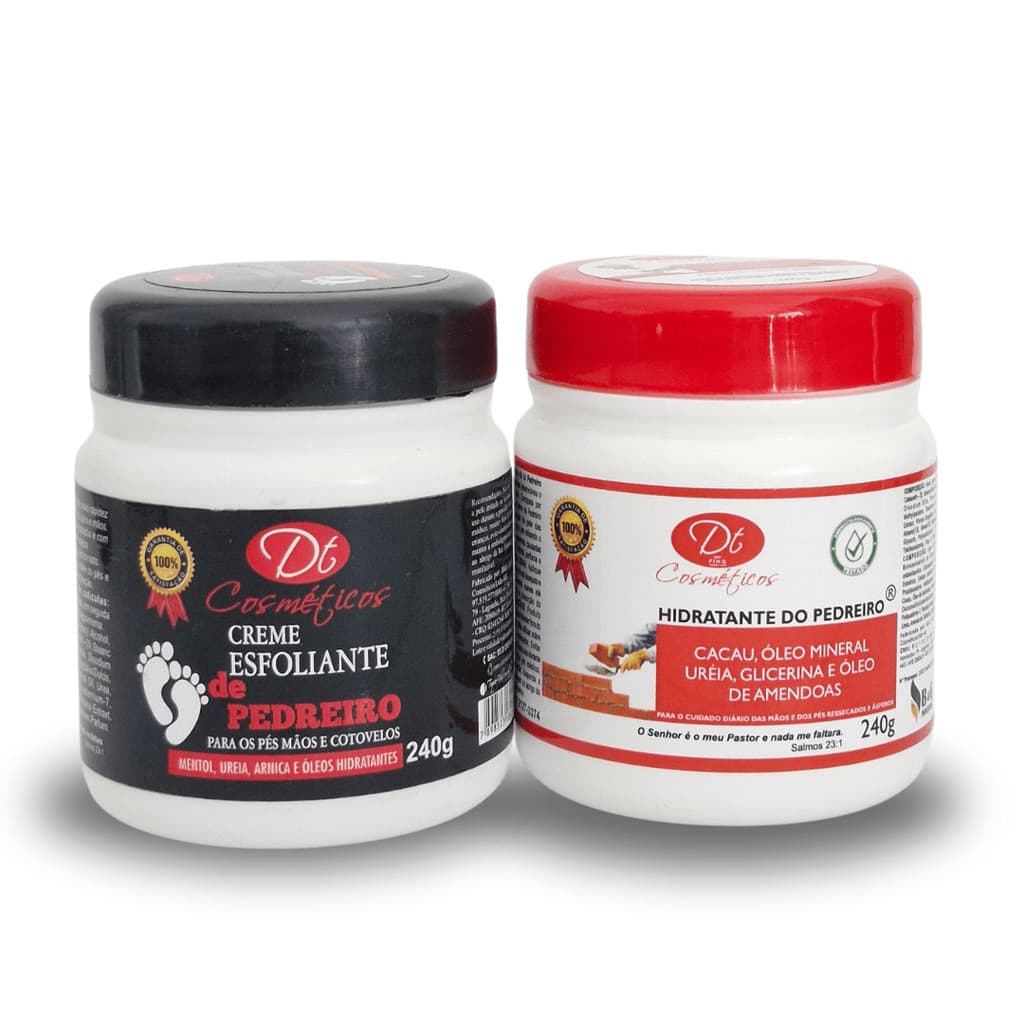 Creme ou Esfoliante Para Pedreiro 240g Creme De Ureia Pés Rachados Rachaduras Nos Pés Hidratante Com Glicerina