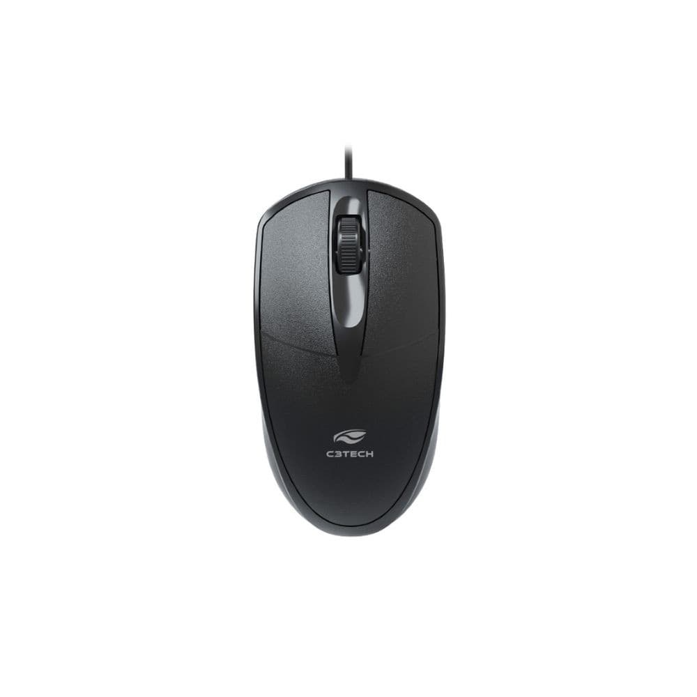 Mouse Usb C3Tech Preto, com fio, 1000DPI, MS-31BK