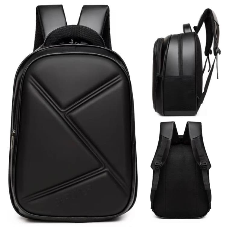 Mochila Profissional Grande Capacidade Preto Notebook Impermeável  De Trabalho Escolar Universitária X001/X002/X003 AMY