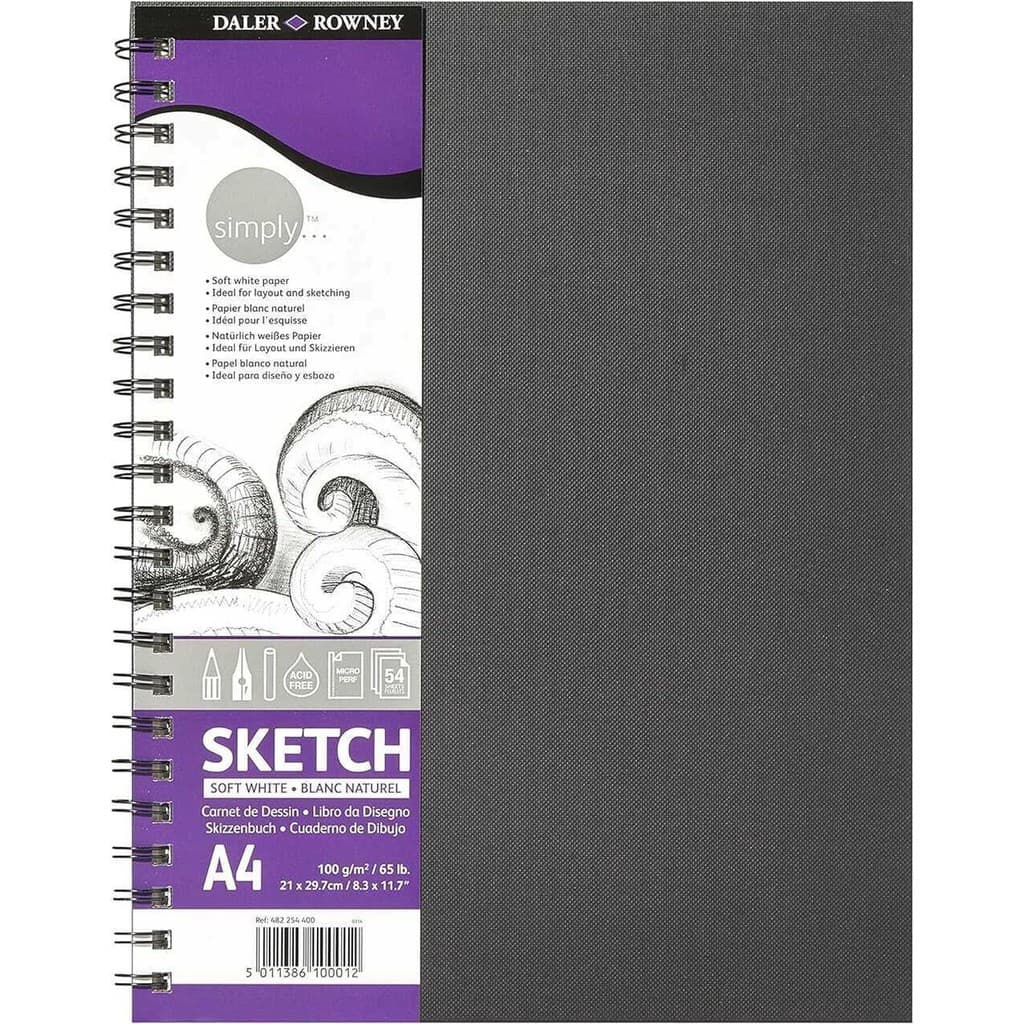Sketchbook Espiral Simply 100g Daler Rowney