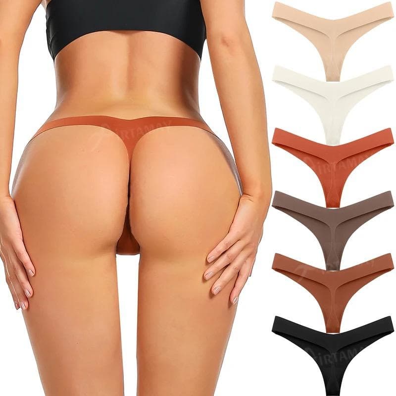 Kit 5 Calcinhas Sem Costura Fio Dental ou kit 2 calcinhas