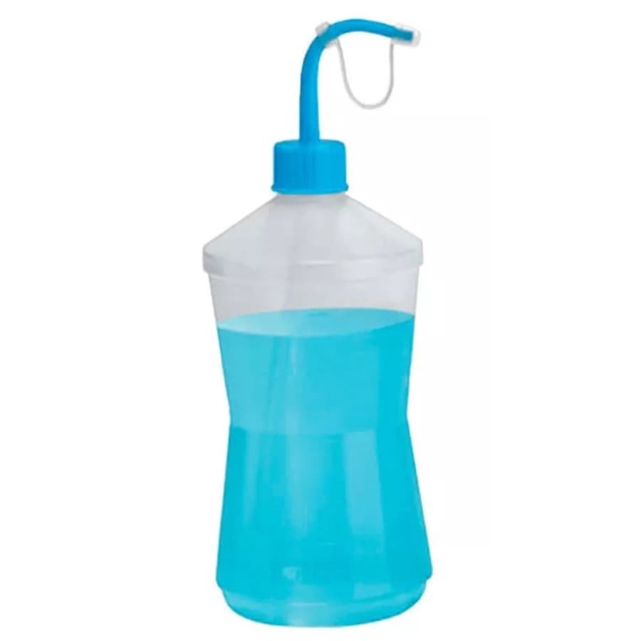 Frasco Almotolia Para Líquidos Bico Curvo Azul - J-Prolab
