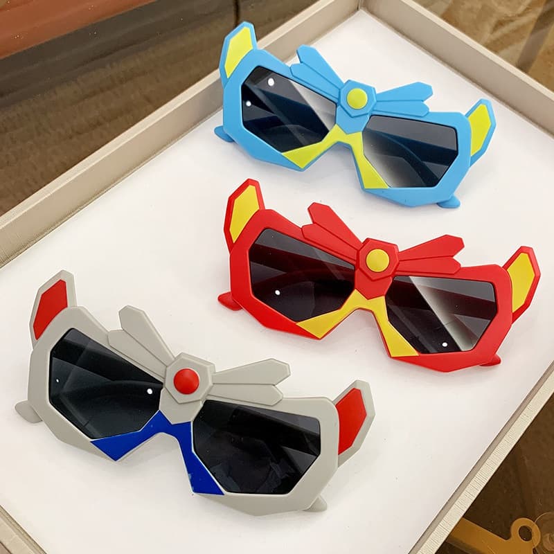 Óculos De Sol Para Crianças Transformadores De Desenho Animado Trendy Fashion Cartoon Transformers Uv-Proof Sunglasses
