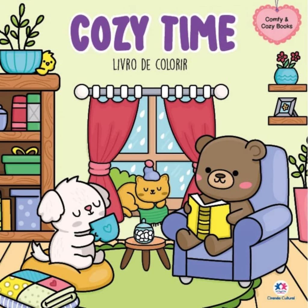 Cozy Time | Livro de colorir
