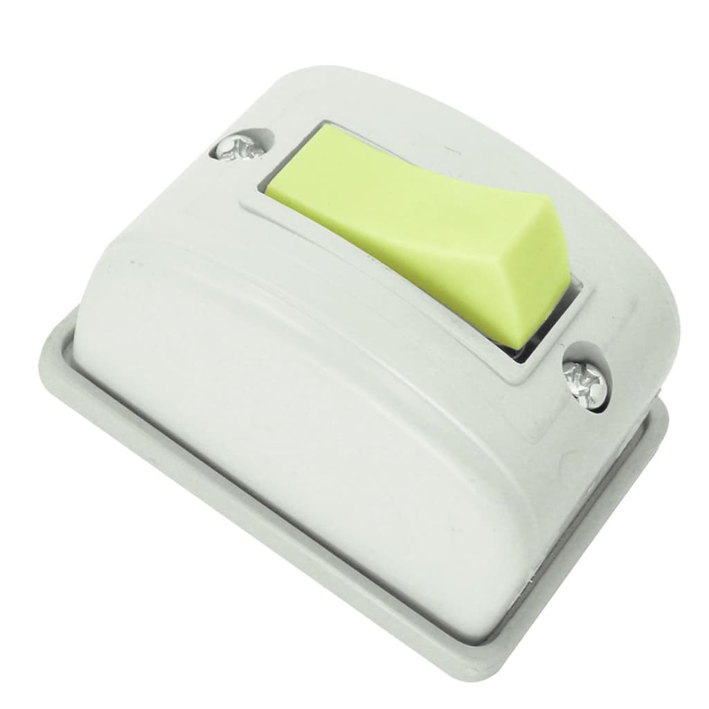 Interruptor 1 Tecla Paralela Retangular Cinza Radial 1801046