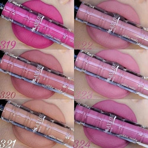 Batom Liquido 24 Horas Coleção Nude 319 a 324 - Maxlove