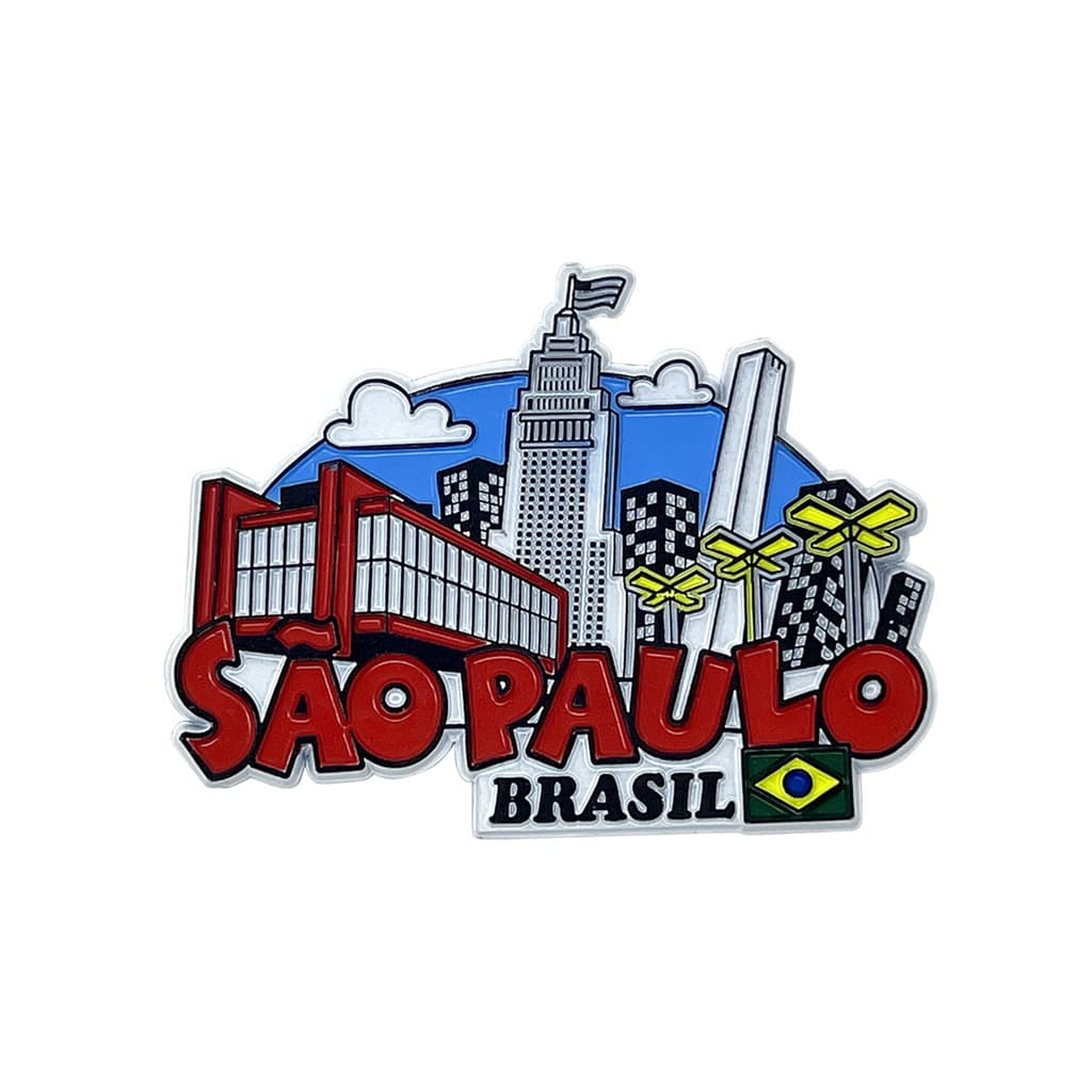 Imã Pontos Turísticos Da Cidade São Paulo Brasil - Lembrancinhas e Suvenir Monumentos de São Paulo