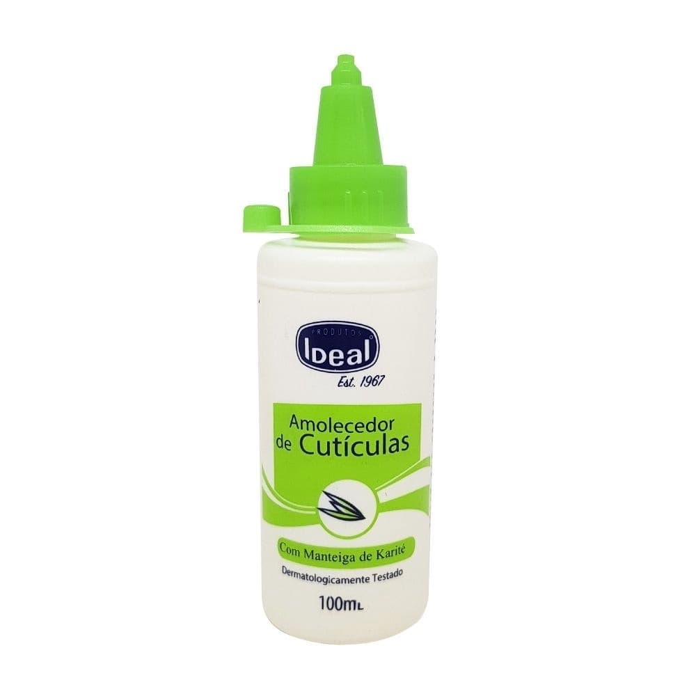 AMOLECEDOR DE CUTÍCULAS COM MANTEIGA DE KARITÉ IDEAL 100ML