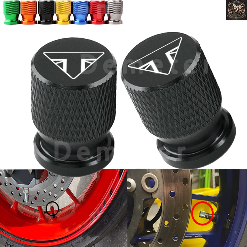 Tampa Da Porta De Ar Roda De Alumínio CNC Para TRIUMPH Speed FOUR 600 Triple R RS S TWIN SPEEDMASTER Acessórios Válvula 