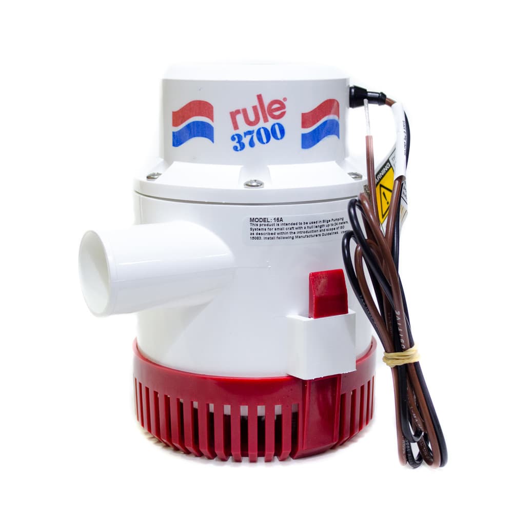 Bomba De Porão Rule 3700 Gph 14000 Litros Hora - 12v Barcos