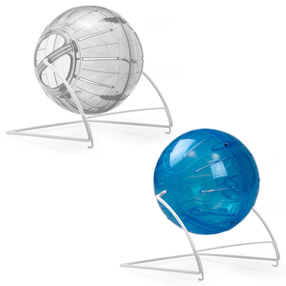 Bola para Hamster com Suporte Brinquedo Exercício Globo 14cm Savana Pet