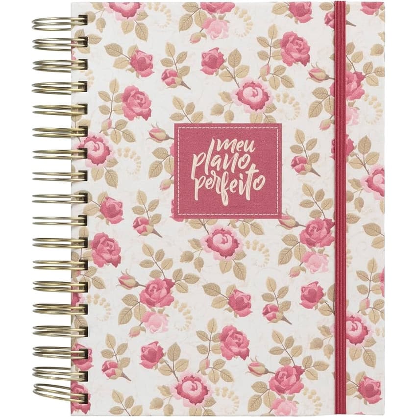 Meu Plano Perfeito | Planner Permanente | Capa Tecido | Vintage