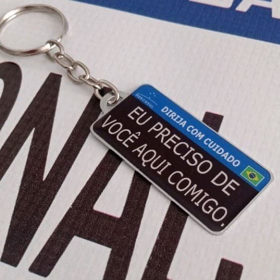 Chaveiro Dirija com Cuidado