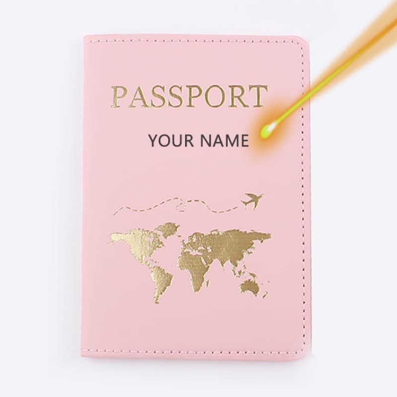 Porta-Passaporte Personalizado Etiqueta De Bagagem Carteira De Viagem Cartões Do Banco Masculino Feminino Capas De Presente De Natal