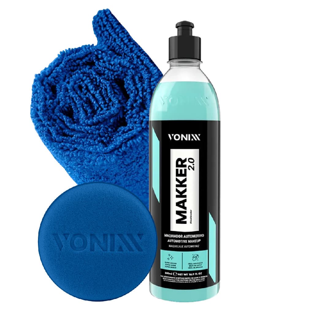Makker Maquiador Automotivo Renova Pintura Queimada Vonixx C/ Aplicador e Pano