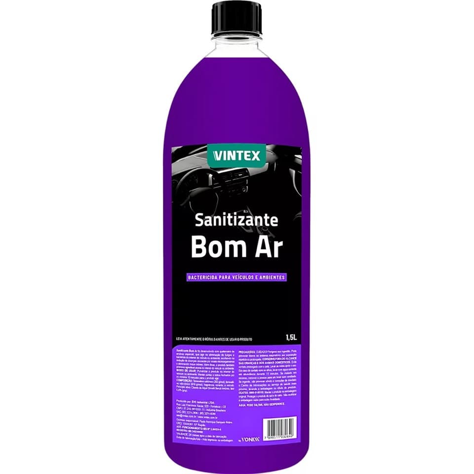 SANITIZANTE AROMATIZANTE BACTERICIDA BOM AR 1,5L VINTEX/VONIXX