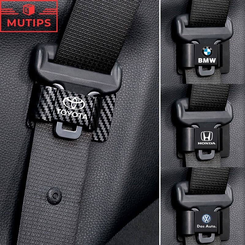 【MUTIPS】Estabilizador Do Cinto De Segurança Carro Clip De Fibra De Carbono