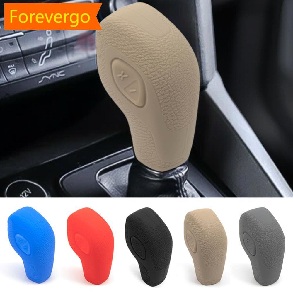 Para O forevergo Capa De Silicone Carro Mudança De Marcha Colarinhos Alavanca Decoração Ford Fiesta New Focus Escort Mondeo Ecosport G4Q2