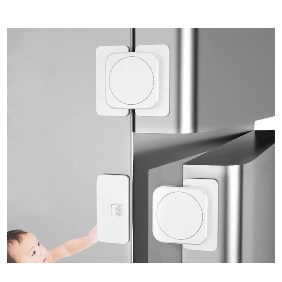 Trava de segurança Bebê Geladeira, Gavetas  e Armários Modelo Premium Novo Design