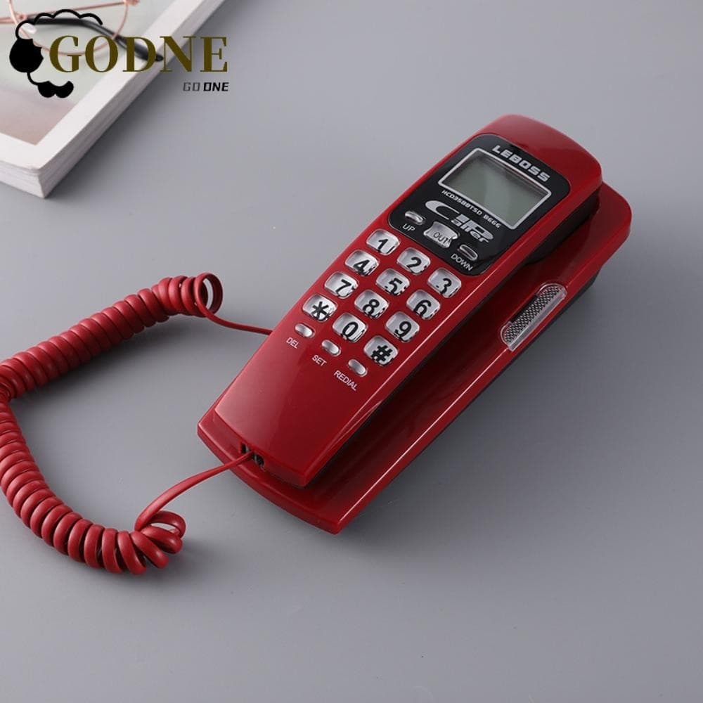 Telefone Fixo De Parede GODNESSFO , Com Fio Compacto De Mesa Montado Na Do Hotel Home Office