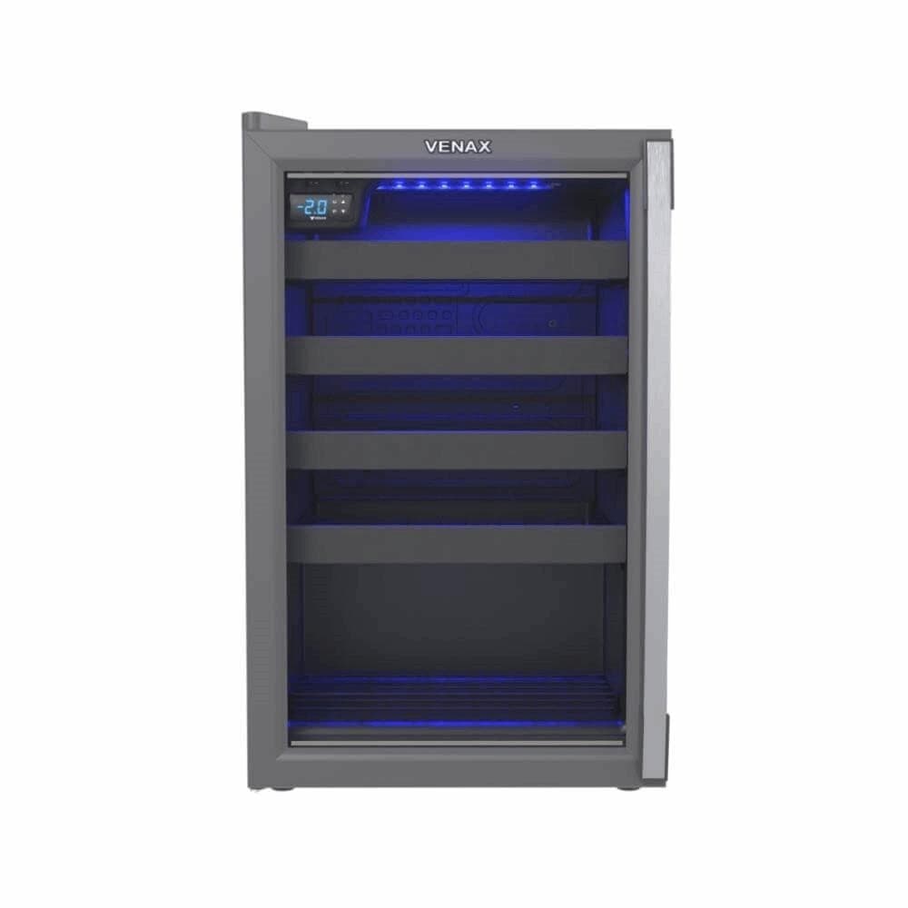 Expositora Champanheira Venax 100L Porta Invertida Grafite 127V 29167