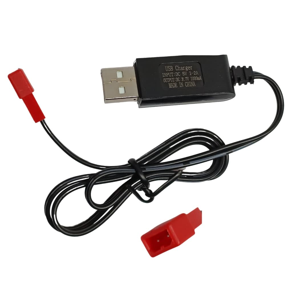 Carregador Usb Para Bateria Li-po 1s (3.7v) Para Drone Jst 1x1 Para E99 HS200/HS110 MJX