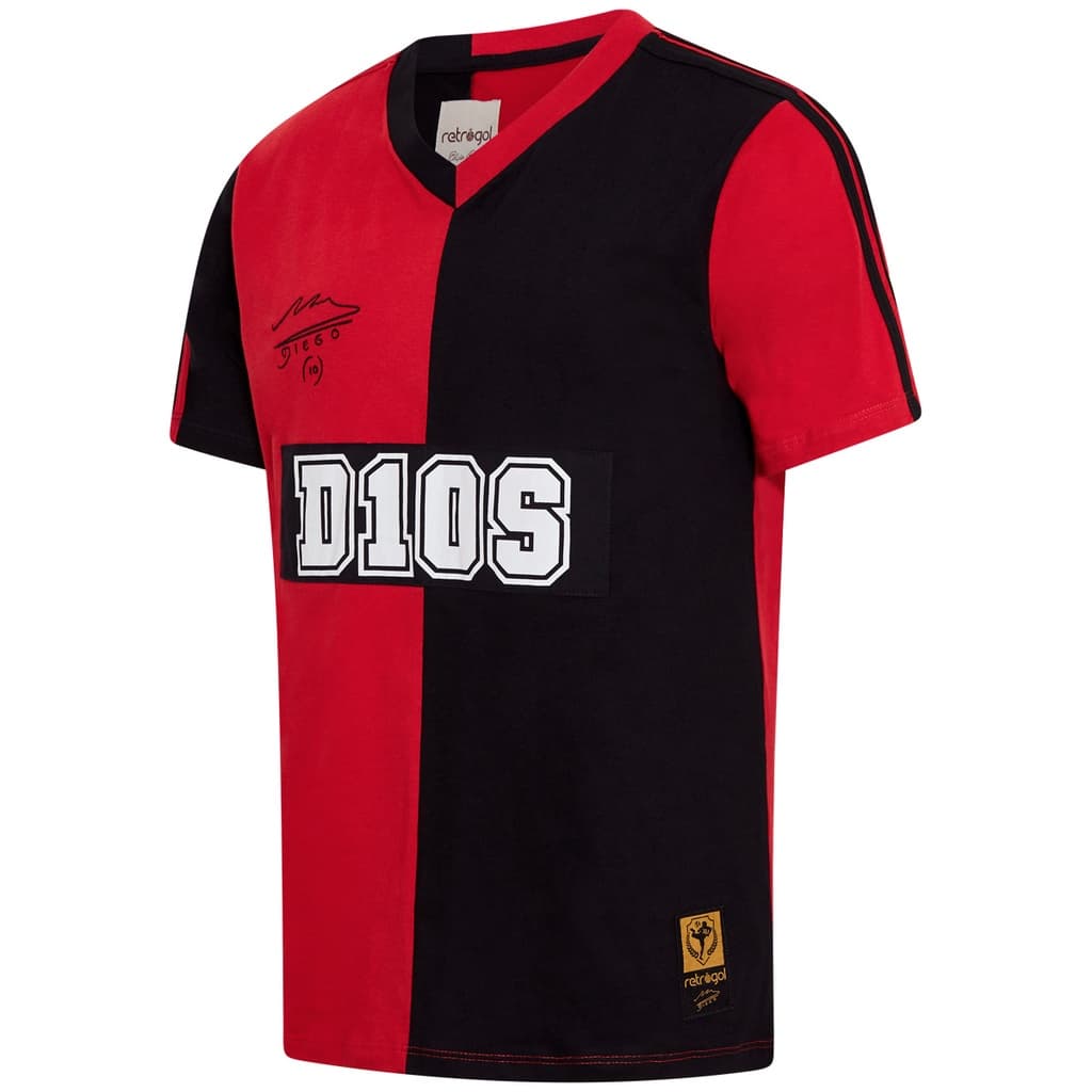 Camisa Newell´s Old Boys Retrô Maradona Masculina Oficial