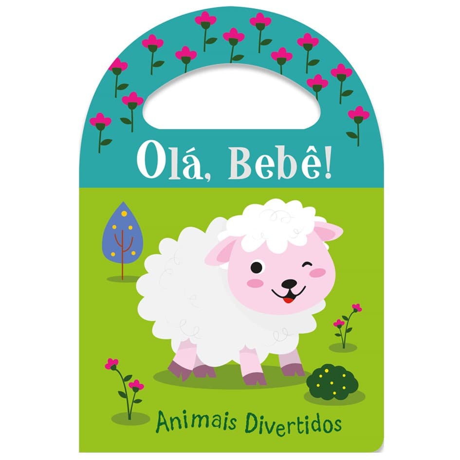 Livro de Banho com alça - Olá, bebê! Animais divertidos