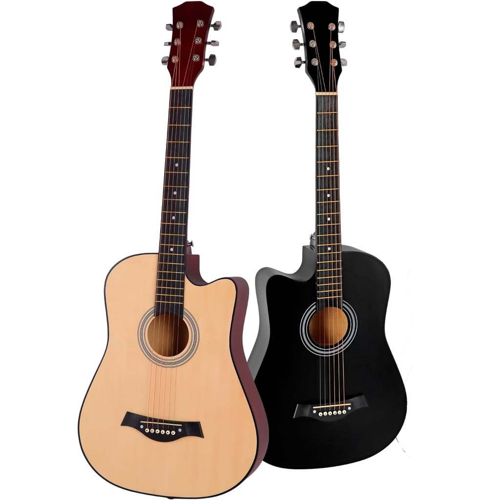 Violão Acústico Clássico para Iniciantes Destros Cordas de Aço 6 Cordas Instrumento Musical Estudo e Lazer