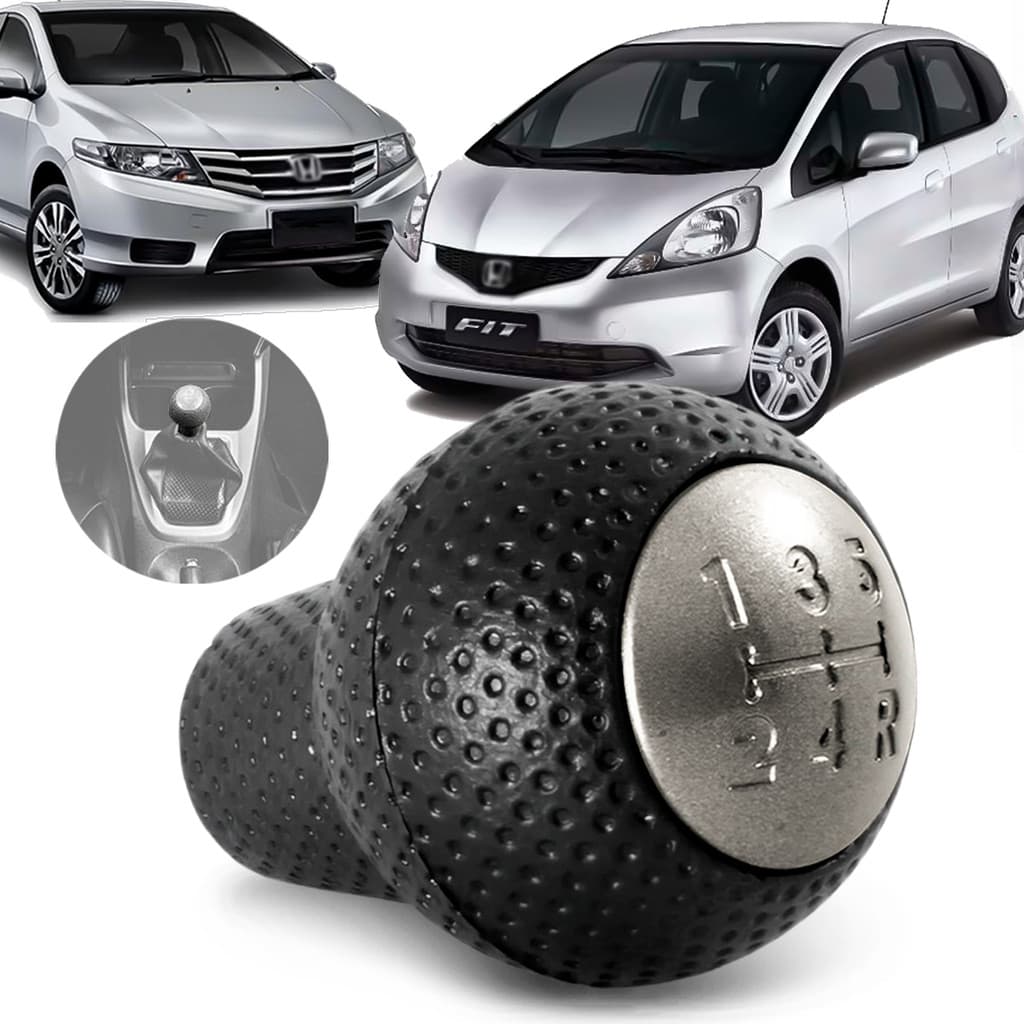 Bola Manopla De Câmbio Honda City Fit Ex Lx 2003/11 12 13 14