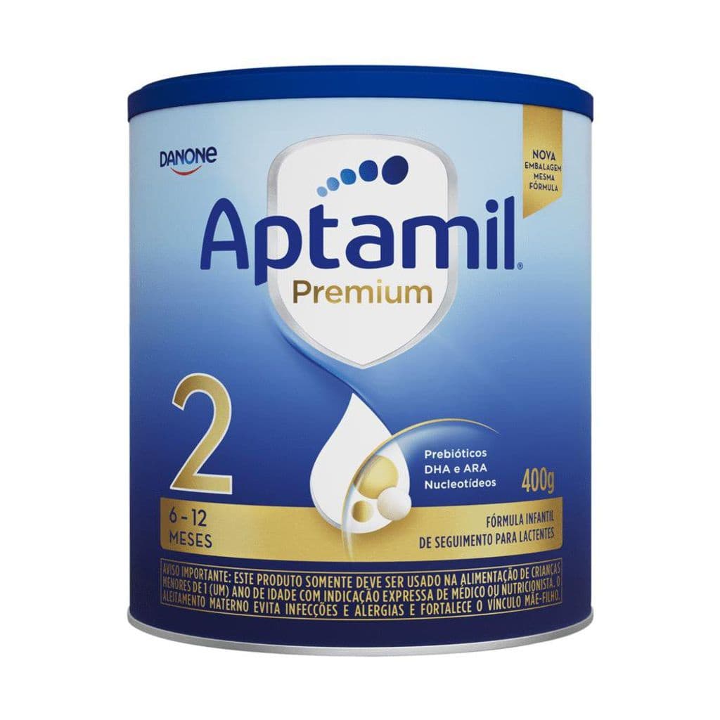 Fórmula Infantil  Aptamil Premium 2 - 6 a 12 Meses Lata 400g