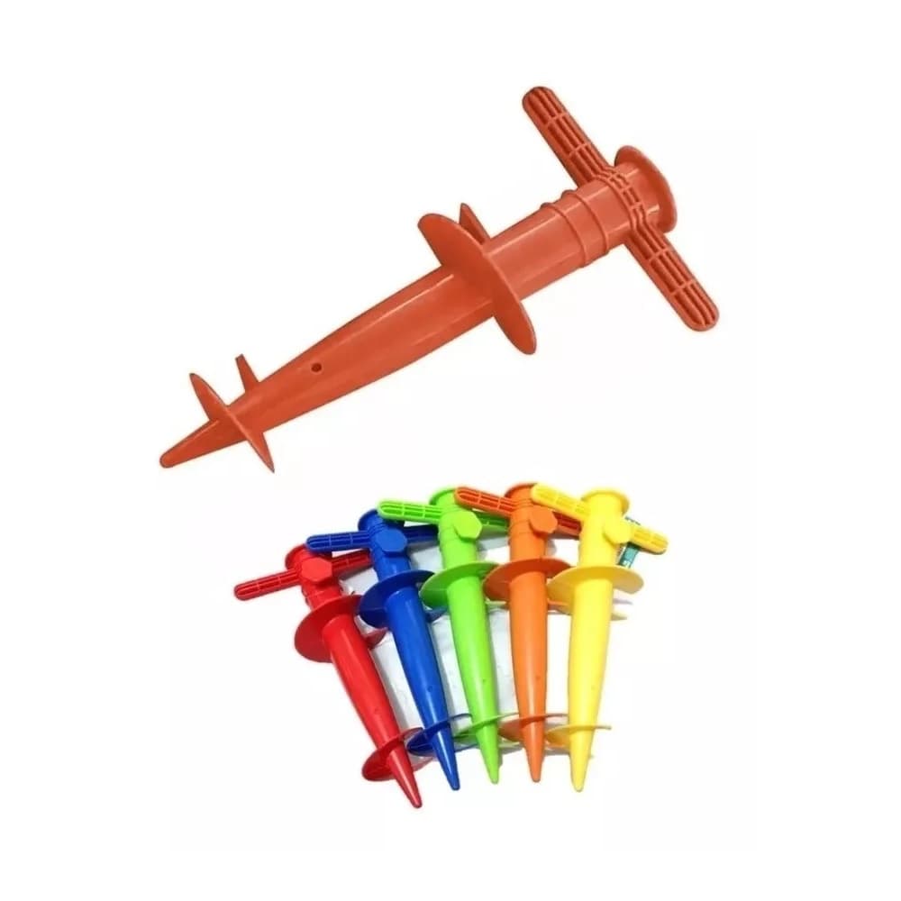 Saca Areia Fixador Âncora Suporte Guarda Sol E Vara De Pesca Praia Verão Camping Cores Variadas