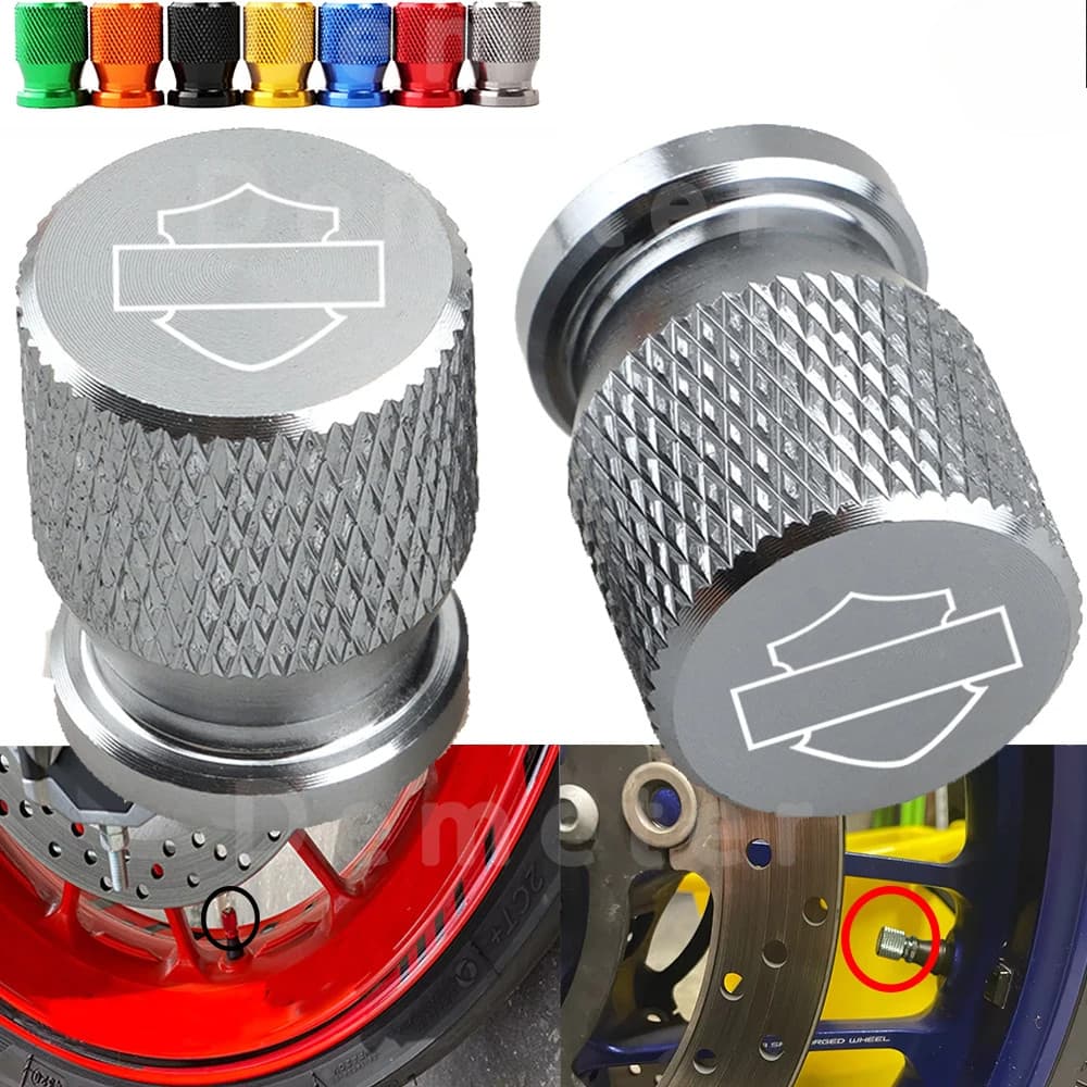 Para Harley Davidson PAN1250 X350 500 Fat Boy Tampa Da Válvula Do Pneu Motocicleta CNC Roda De Alumínio Porta Ar Capa Po