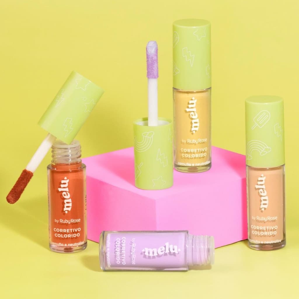 Apresentando corretivo camuflado colorido para olhos - Melu da Ruby Rose RR-8106 New Arrivals