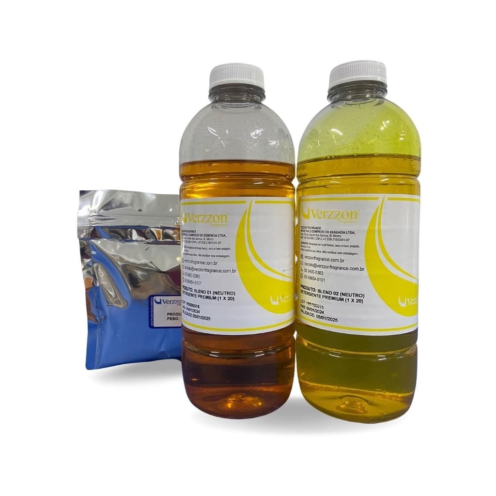 Base kit detergente Verzzon faz 20 litros lava- louças FÁCIL DE FAZER! (NEUTRO)