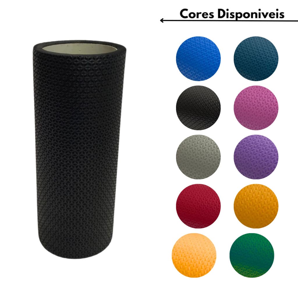 Rolo de Massagem Roller Liberação Miofascial  Pilates Yoga Crossfit EVA Alta Densidade Sem Tampa