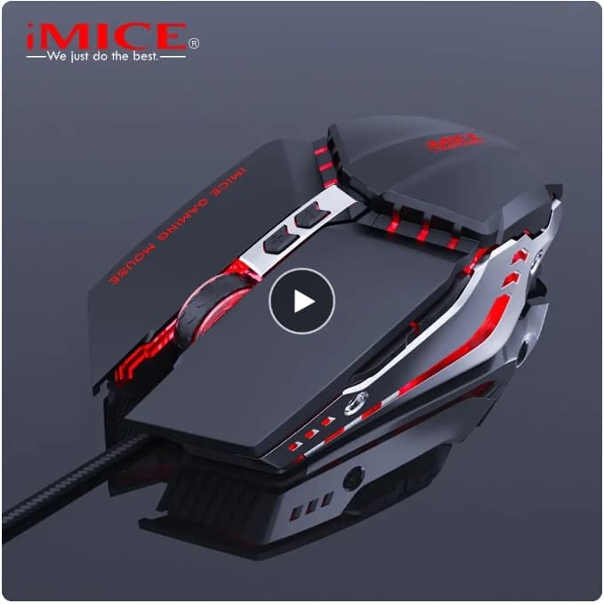 Mouse Gamer iMICE Original - Material de Alto Qualidade - Modelos X7, X8, X9, A7, V9, T80