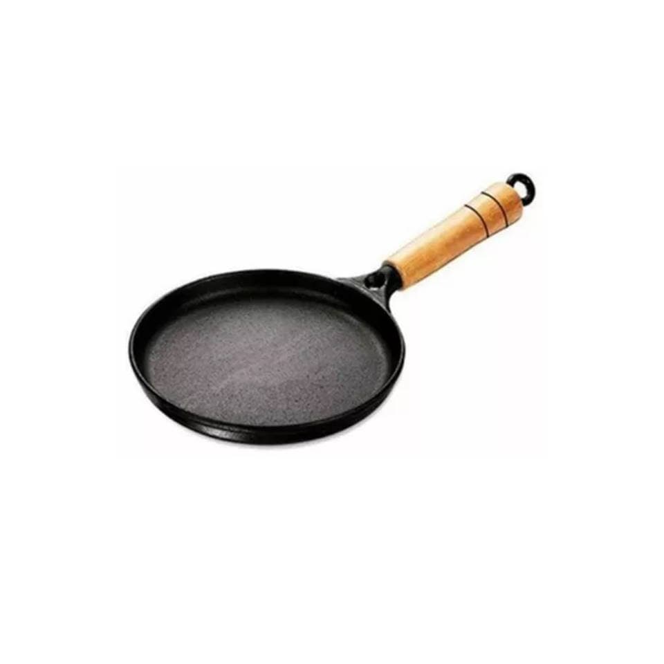 Tapioqueira Panquequeira Ferro Fundido 18cm Chapa Bifeteira 