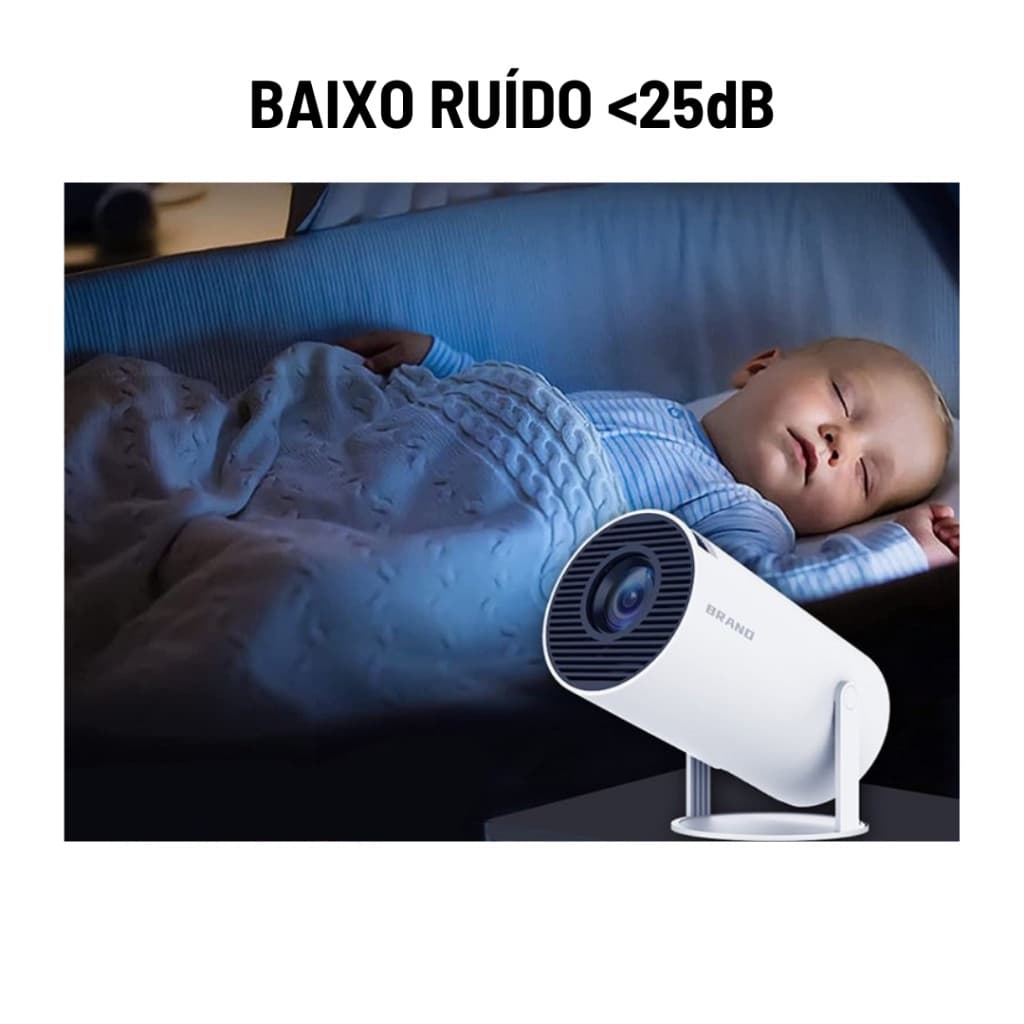 Projetor 150 Polegadas Celular Wifi e Bluetooth HY300 Magcubic 110/220 | Envio Imediato