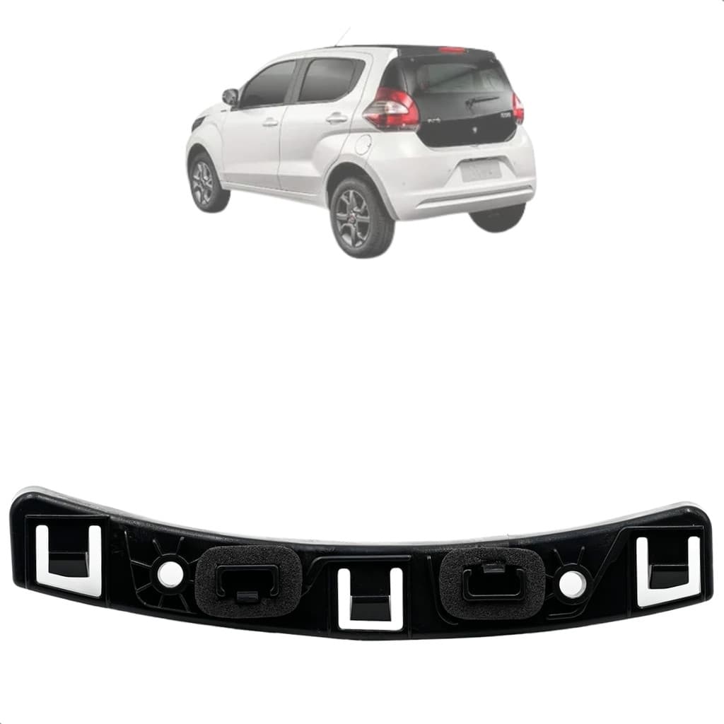 Guia Para Choque Traseiro Mobi 2017 2018 Até 2021 Esquerdo