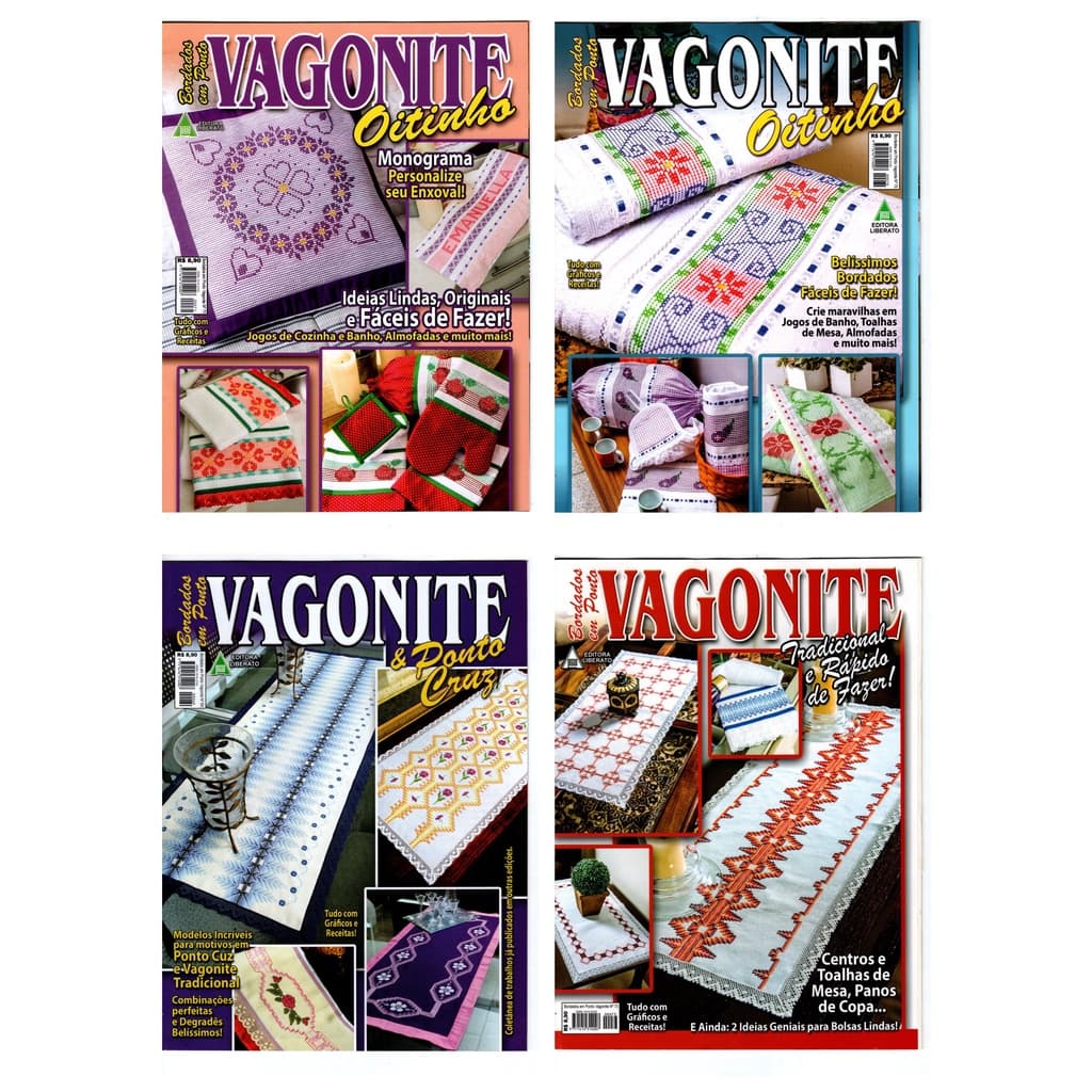 1 Revista Bordado Ponto Vagonite Oitinho
